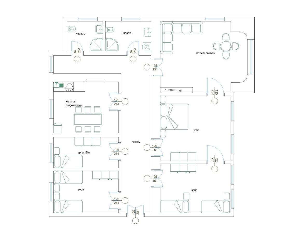 Apartment In The Top Center Of Old Town Pula Extérieur photo